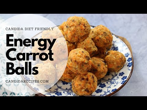 Candida Yeast Diet Recipe: Energy Carrot Balls