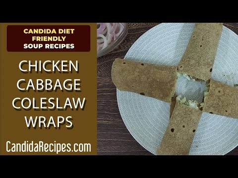 Chicken Cabbage Coleslaw Wraps