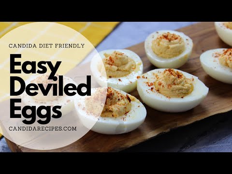 Anti Candida Diet Recipe: Deviled Eggs