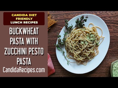 Tasty Buckwheat Pasta with Zucchini Pesto