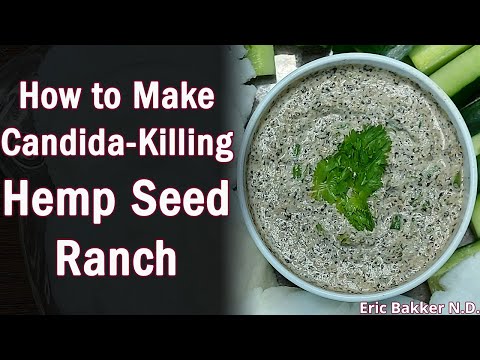 Recipe for Candida Diet: Hemp Seed Ranch