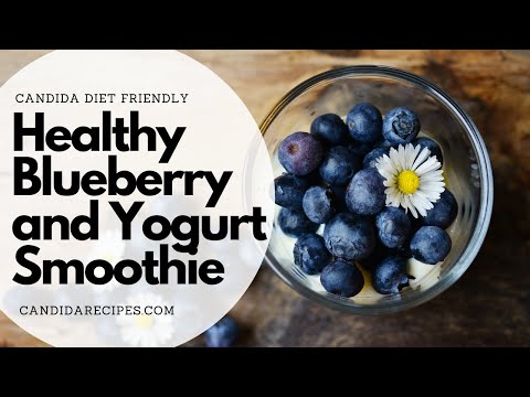 Candida Friendly Recipe: Healthy Blueberry and Yogurt Smoothie