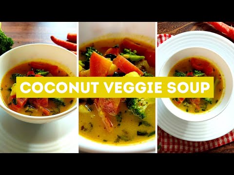 Candida Lunch Recipe: Yummy Coconut Veggie Soup